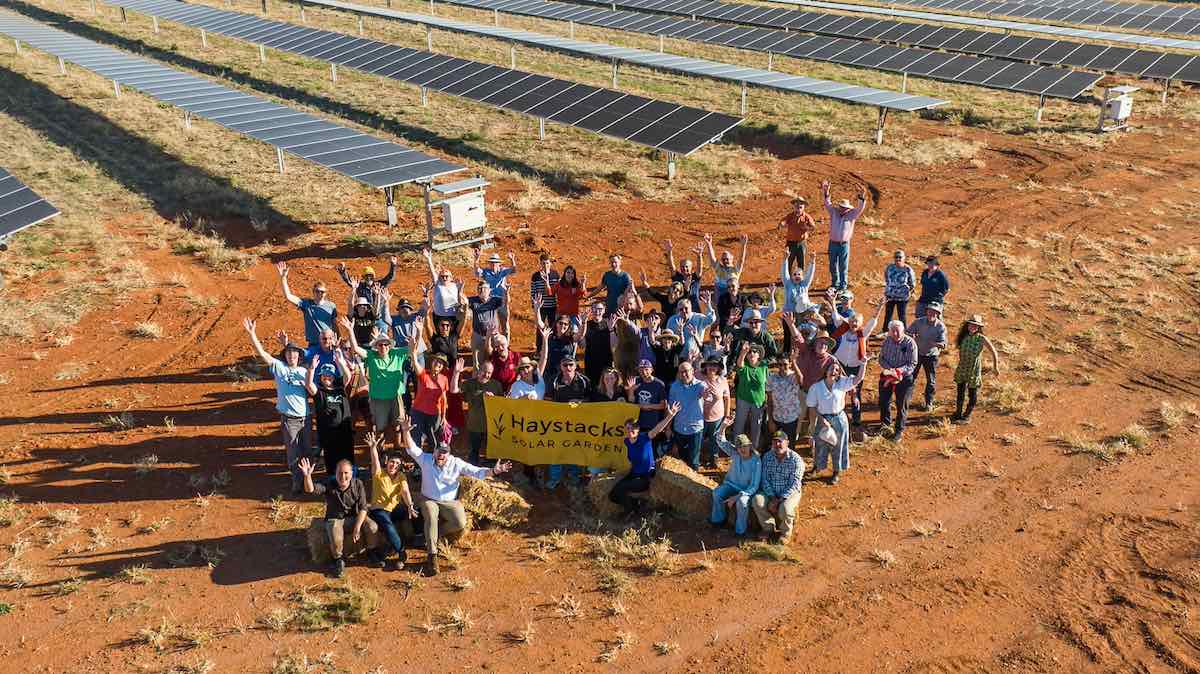 Pioneering solar garden prepares for its first harvest