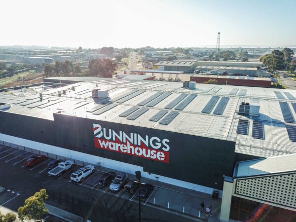 Bunnings hits 100 pct renewables – including rooftop solar at 163 sites, and counting