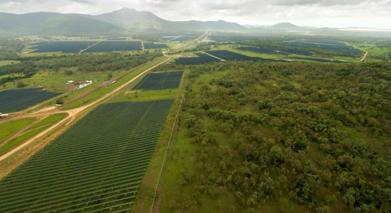 New solar farm powers up in coal and gas centre after being completed seven months early