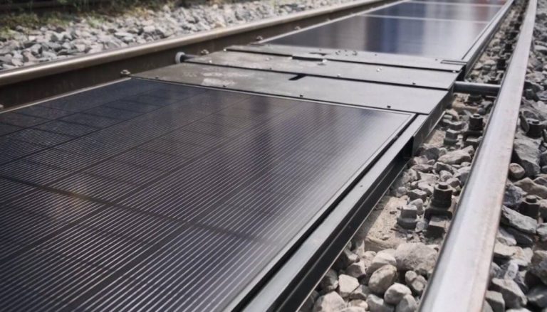 Linear PV: World-first removable solar plant installed along railway tracks